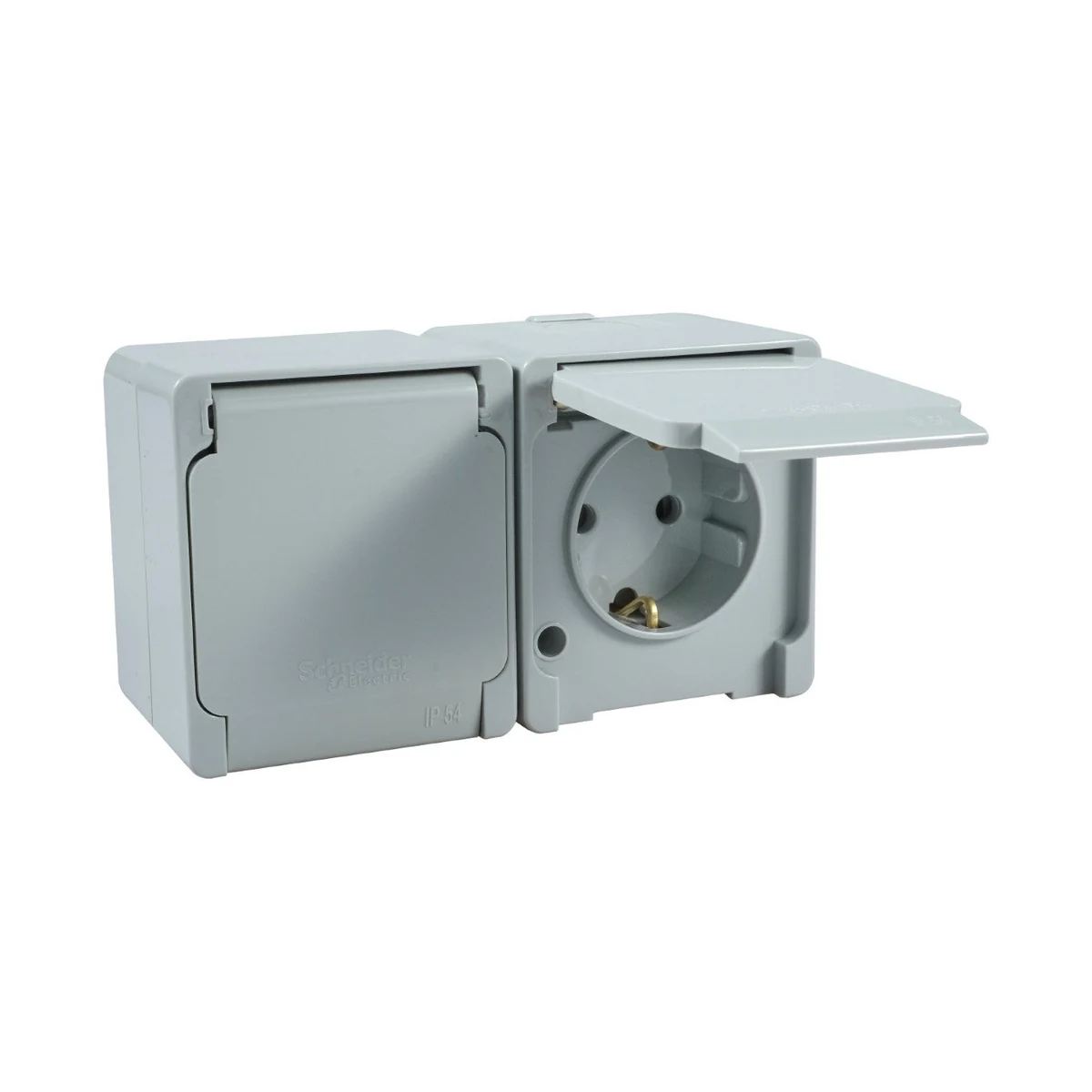 Schneider Electric NML7500133 İkili Topraklı Priz + Topraklı Priz