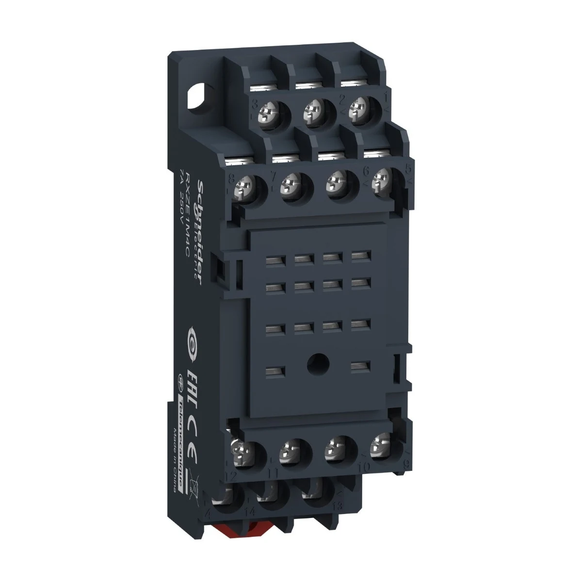 Schneider Electric RXZE1M4C RXM L Series 4-pole relay socket
