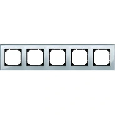 Schneider Electric 489560 M-Elegance cam beşli çerçeve,gümüşi elmas