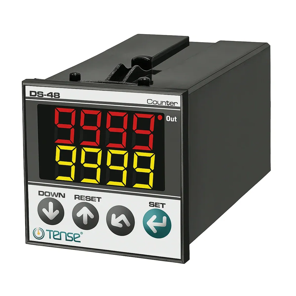 Tense DS-48 Dual Set, Dual Output, Dual Display, 4 Digits, SSR Output, Up-Down Counter