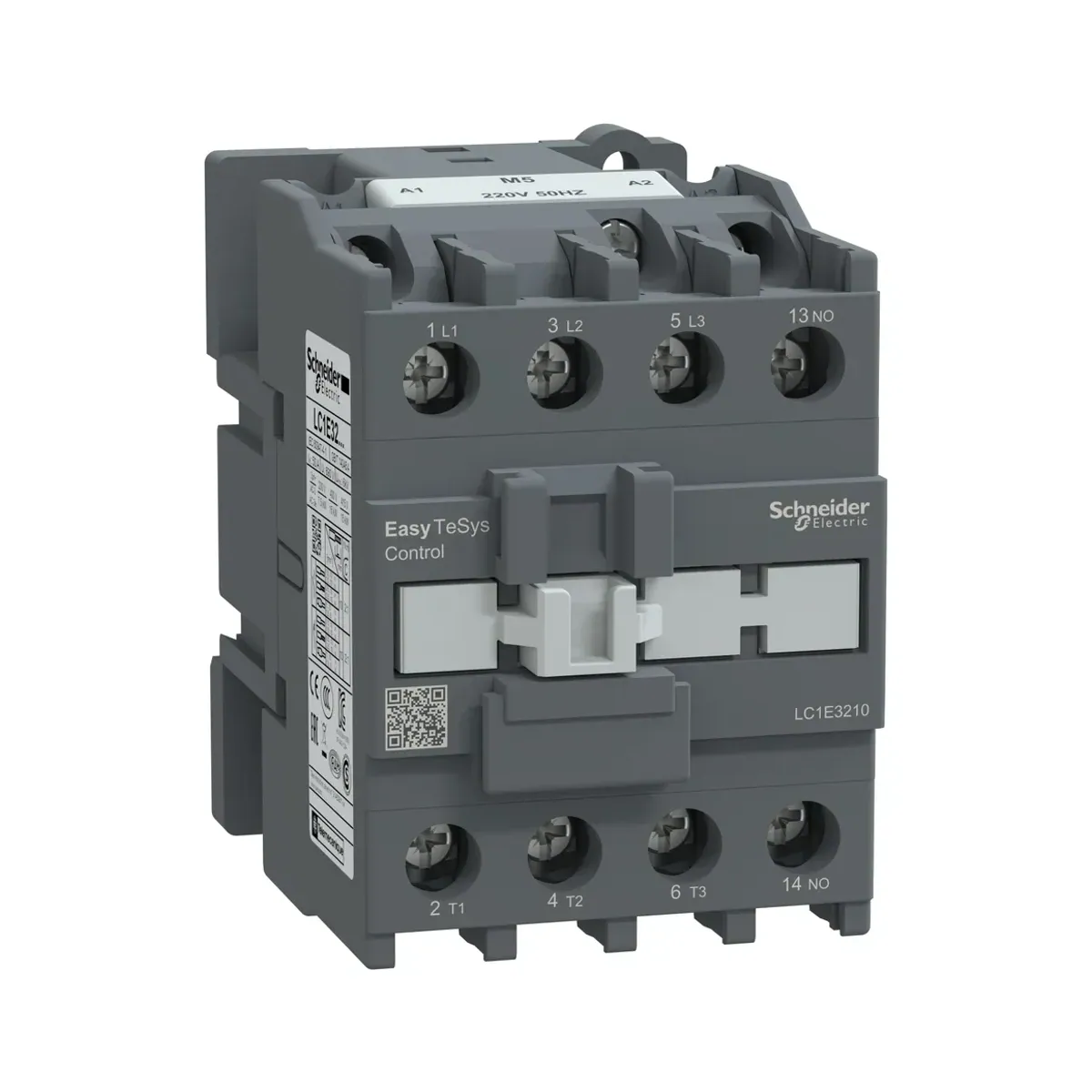 Schneider LC1E3210M5 Easy TeSys Contactor 3P(3 NO) AC-3 = 440V 32A 220V AC coil