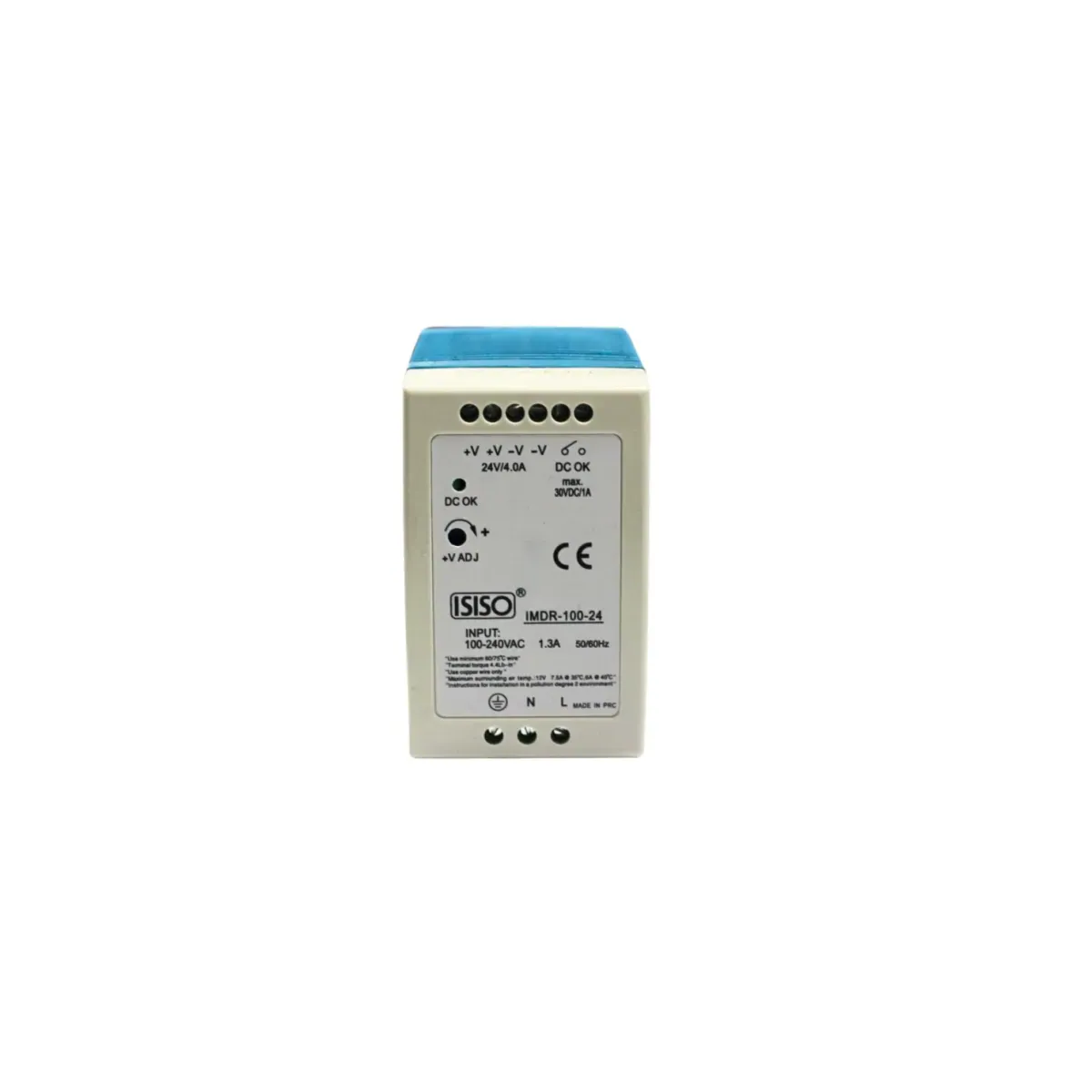 Isıso IMDR-100-24 Power Supply, 100 W, 24 V DC, 4 A