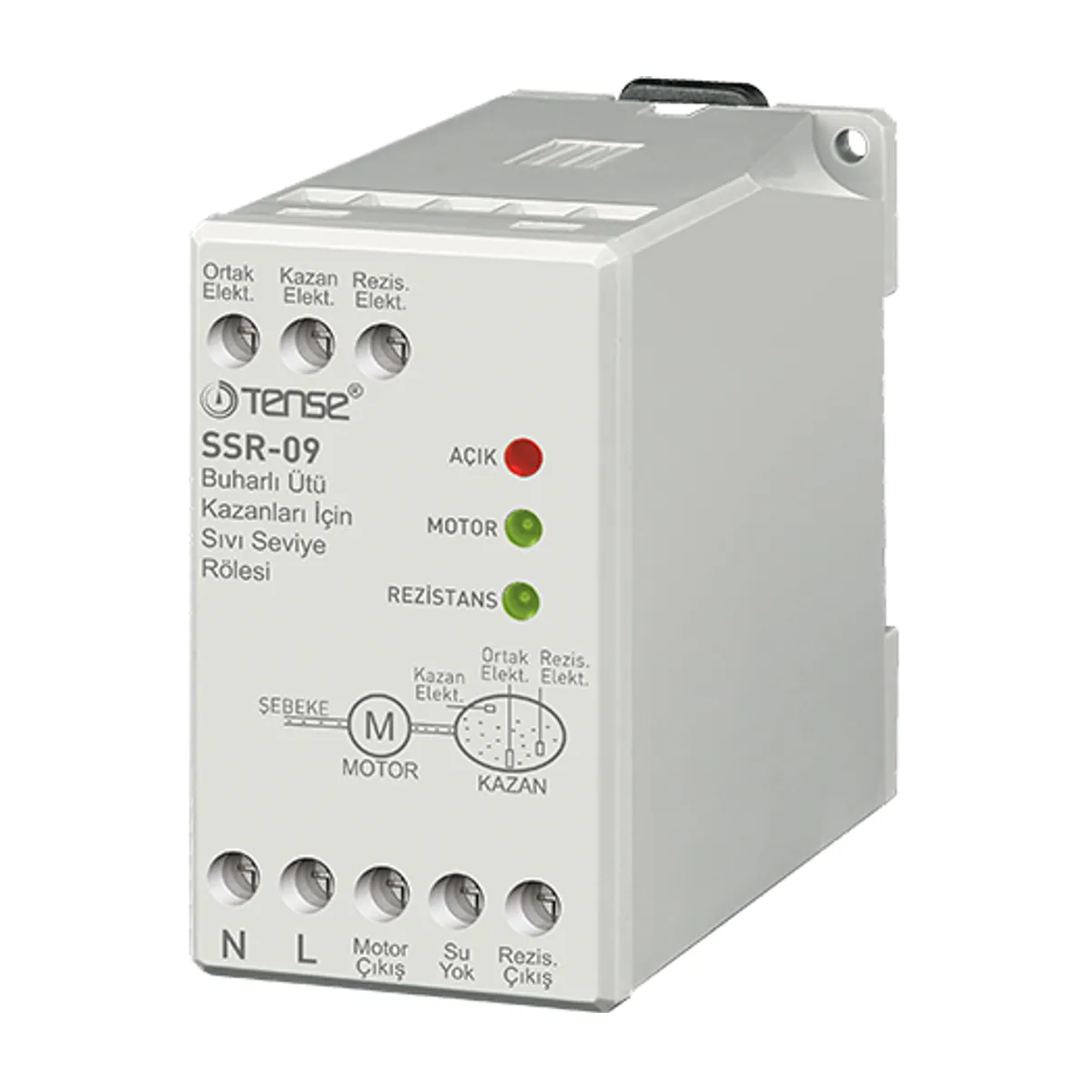 Tense SSR-09 Liquid Level Relay, Classic DIN Box