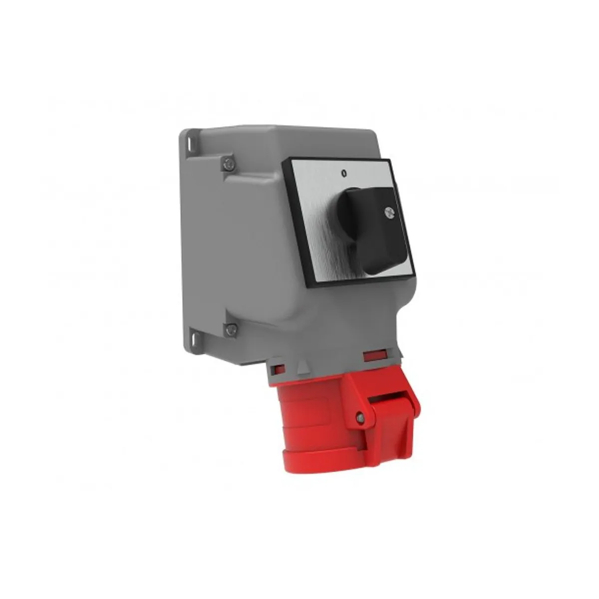 Bemis BC1-1505-2550 CEE 90° Angled Wall Socket with Cam Switch 16 A 3P+E+N IP44