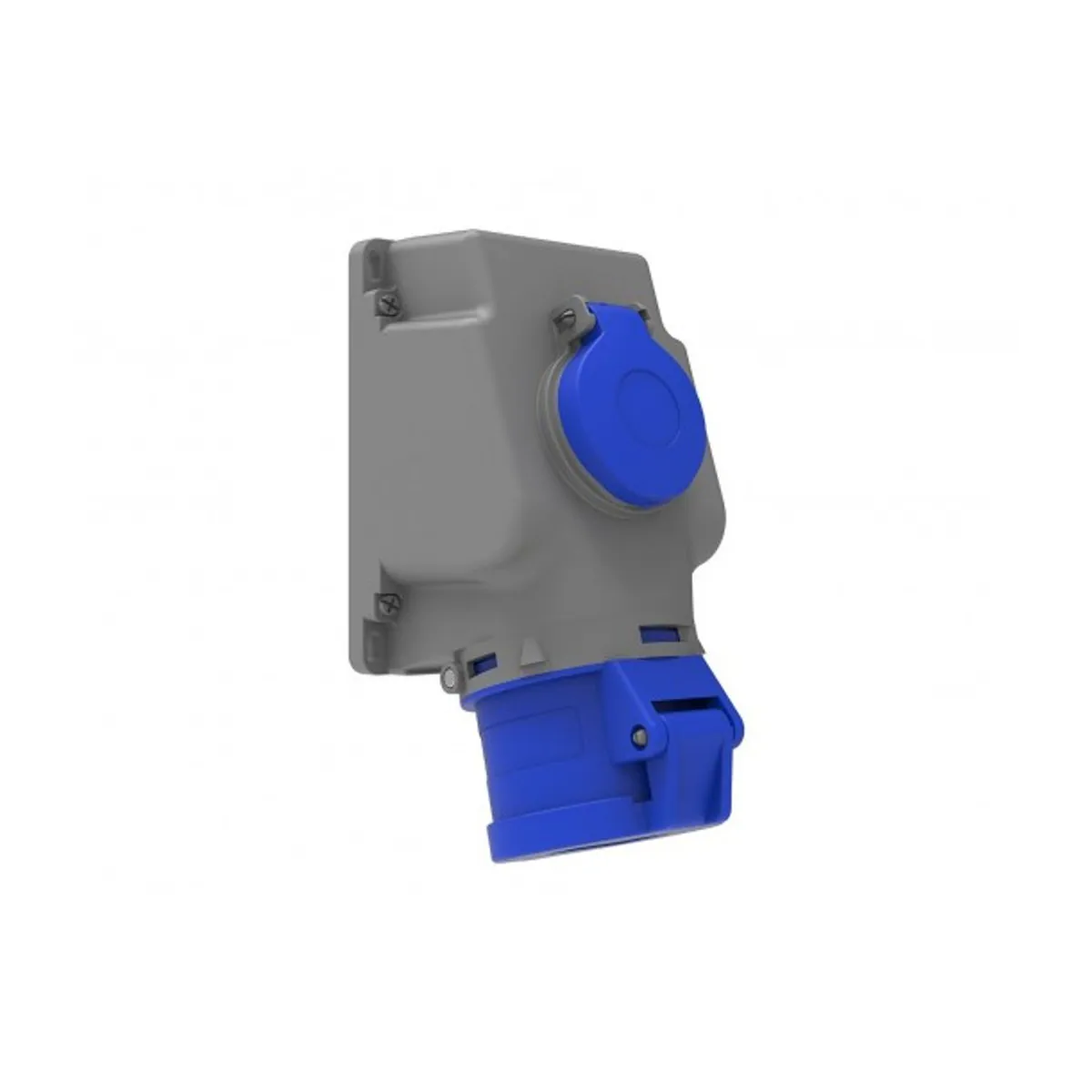 Bemis BC1-3403-2537 CEE 90° Eğik P. Prizli Duvar Prizi 32 A 2P+E IP44