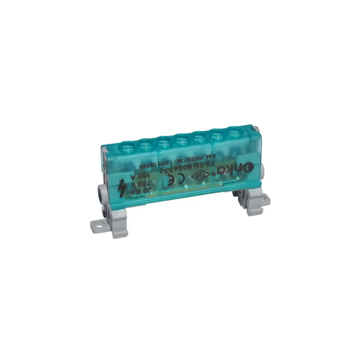 Onka 22 Delikli 1 Kutuplu Kapaklı Dağıtıcı Ünite 160A 12X7mm