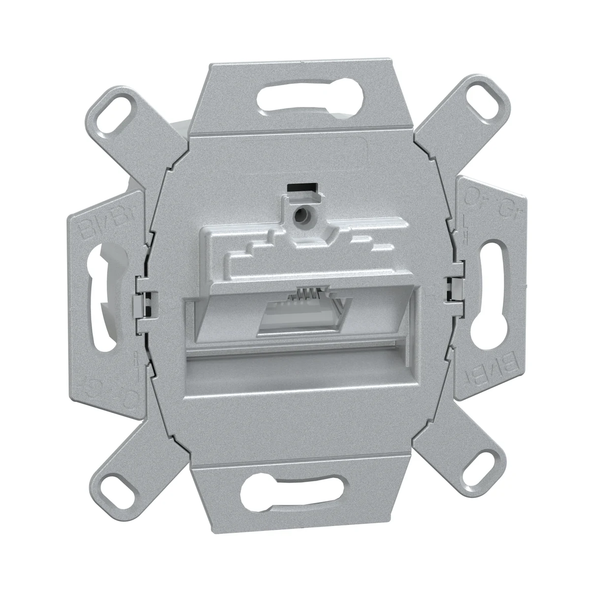 Schneider Electric MEG4530-0000 Merten, Cat6A Angled Data Socket Mechanism