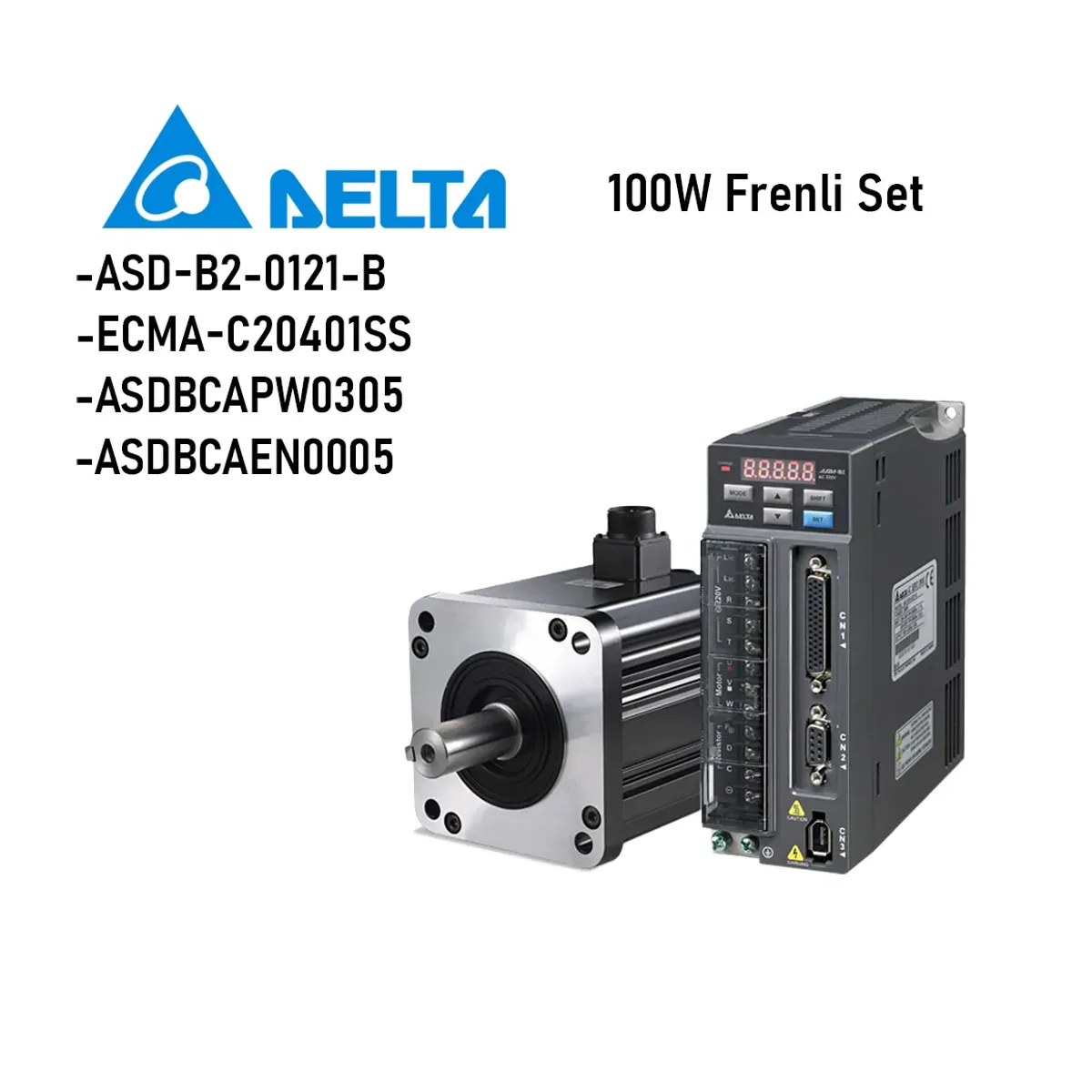 Delta ASDA-B2 Series 100W Kit with Brake