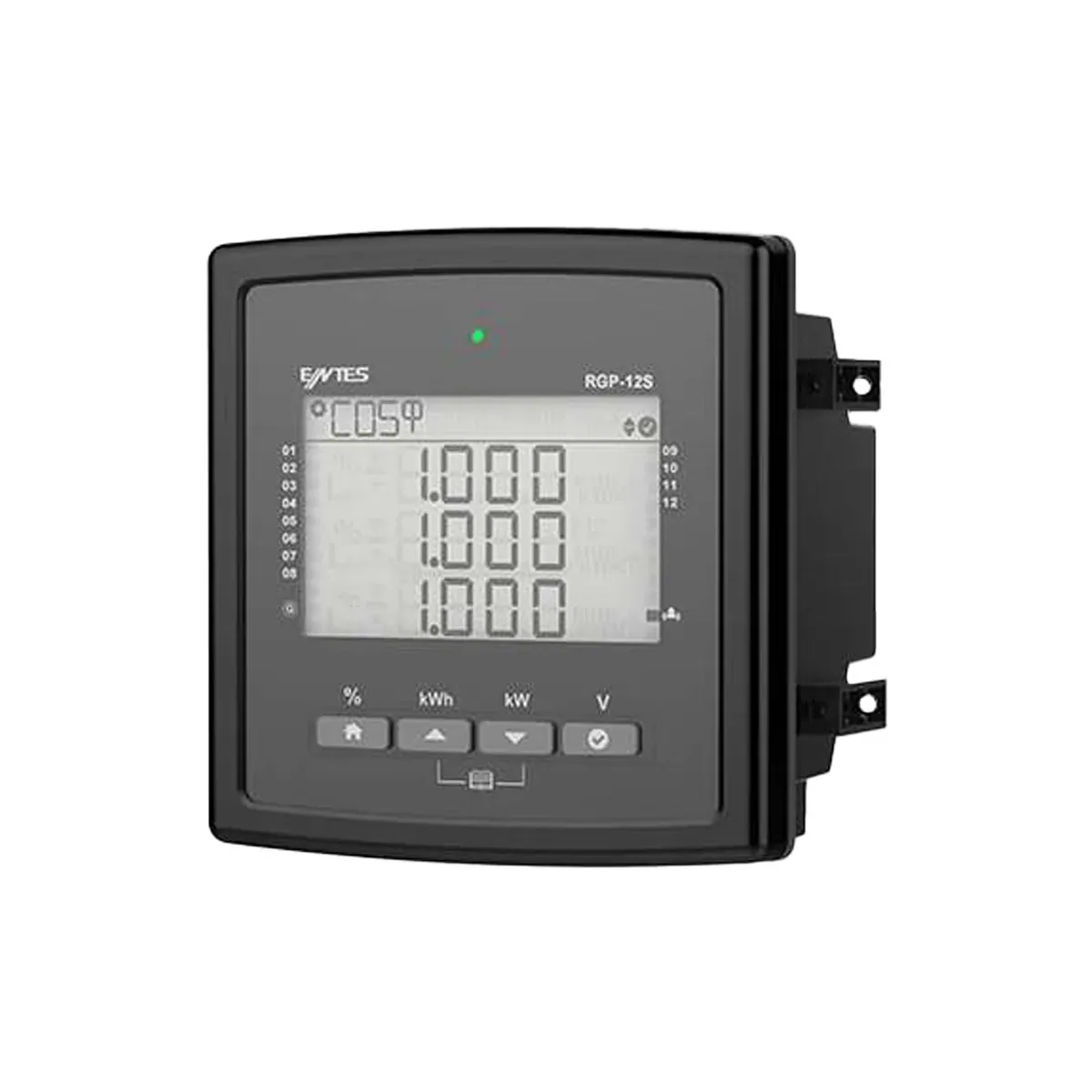 Entes RGP-12S Three-Phase Reactive Power Control Relay, 85-300V External Supply