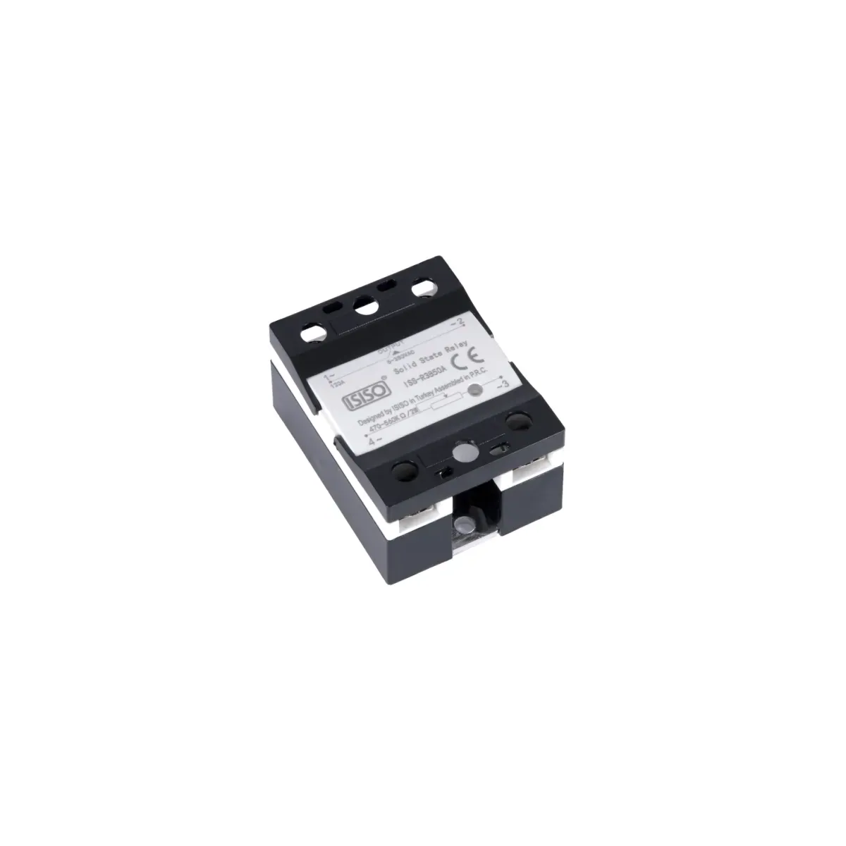 Isıso I1SSR-R3850A Solid State Relay (SSR), 50 A, Single-Phase, 500 kΩ Potentiometer