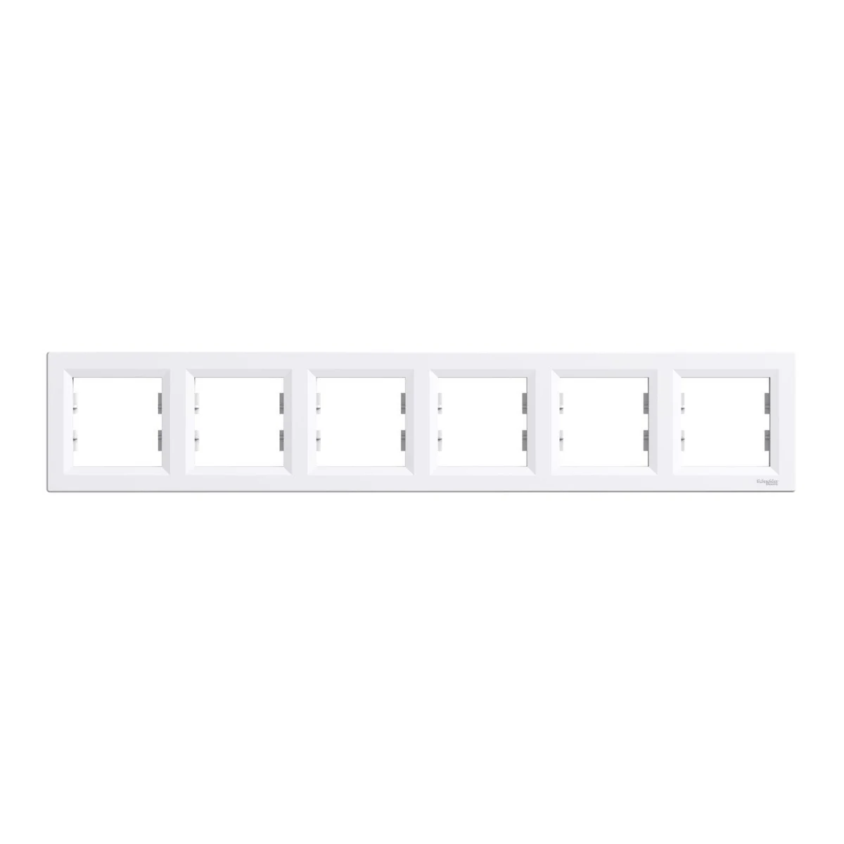 Schneider Electric EPH5800621 Asfora Six-Gang Frame Horizontal