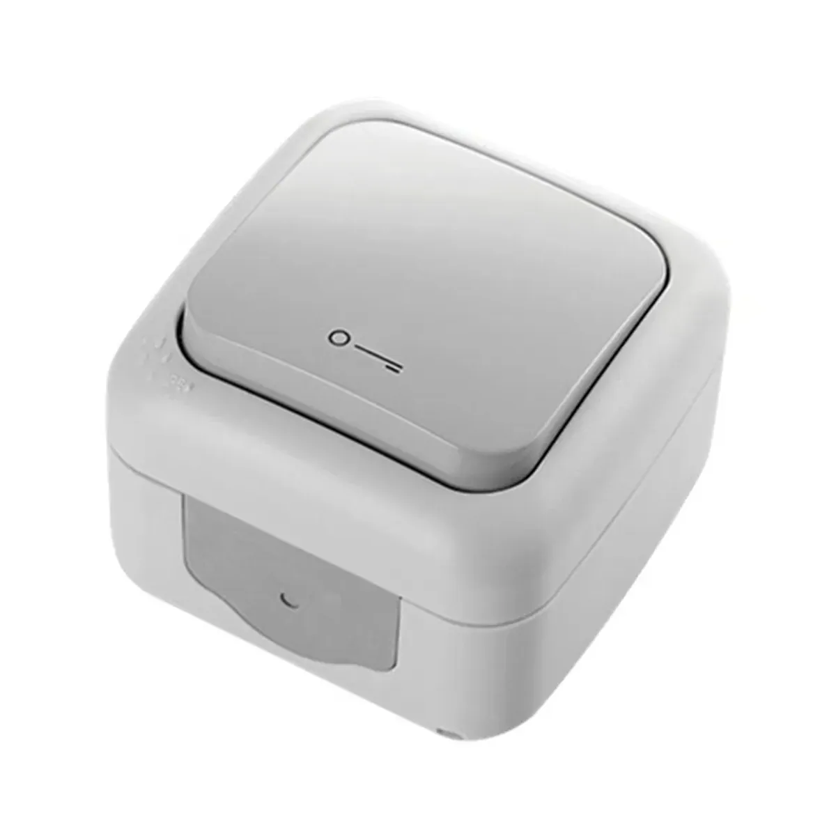 Viko Palmiye Surface-Mounted Gray Door Opener Switch IP54