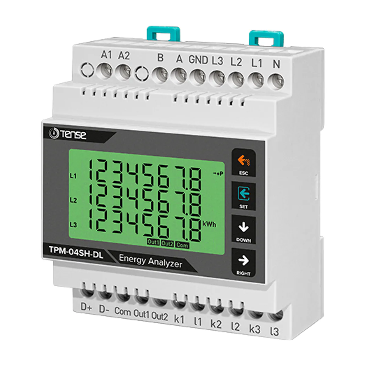 Tense TPM-04SHDL Ray Tipi Enerji Analizörü