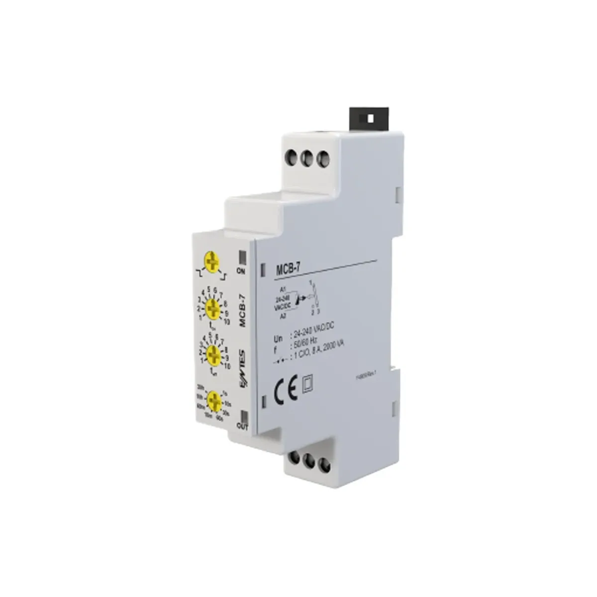 Entes MCB-7 Zaman Rölesi, 24-240VAC/DC