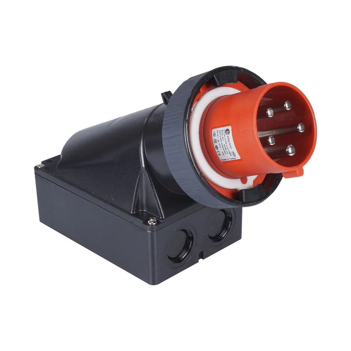 TP Elektrik 3134-312-1699 CEE 5x63A Duvar Fişi (GT), IP 67, 6h