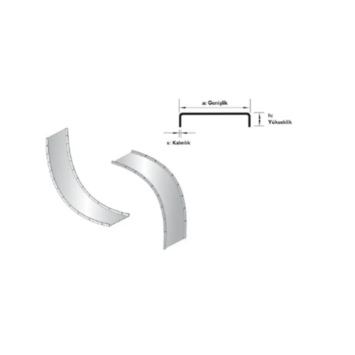 UKS Inside Bend Fitting 15x500x1000x1.5mm Pre-Galvanized
