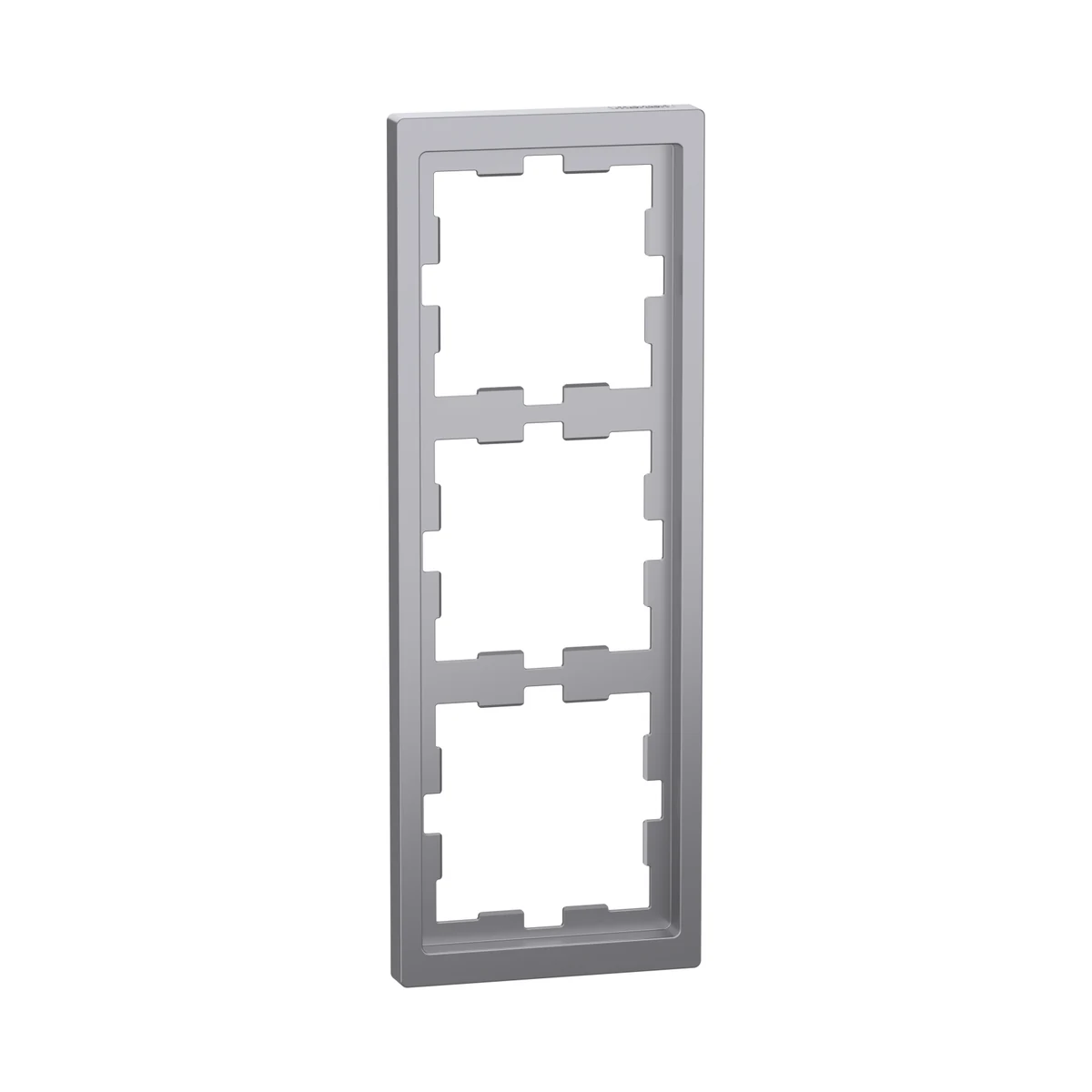 Schneider Electric MEG4030-6536 Merten System-D, 3-Gang Frame, Stainless Steel, D-Life