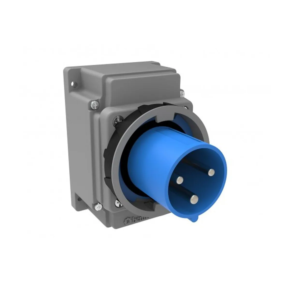 Bemis BC3-4403-7210 CEE Wall-Mounted Plug 63 A 2P+E IP67