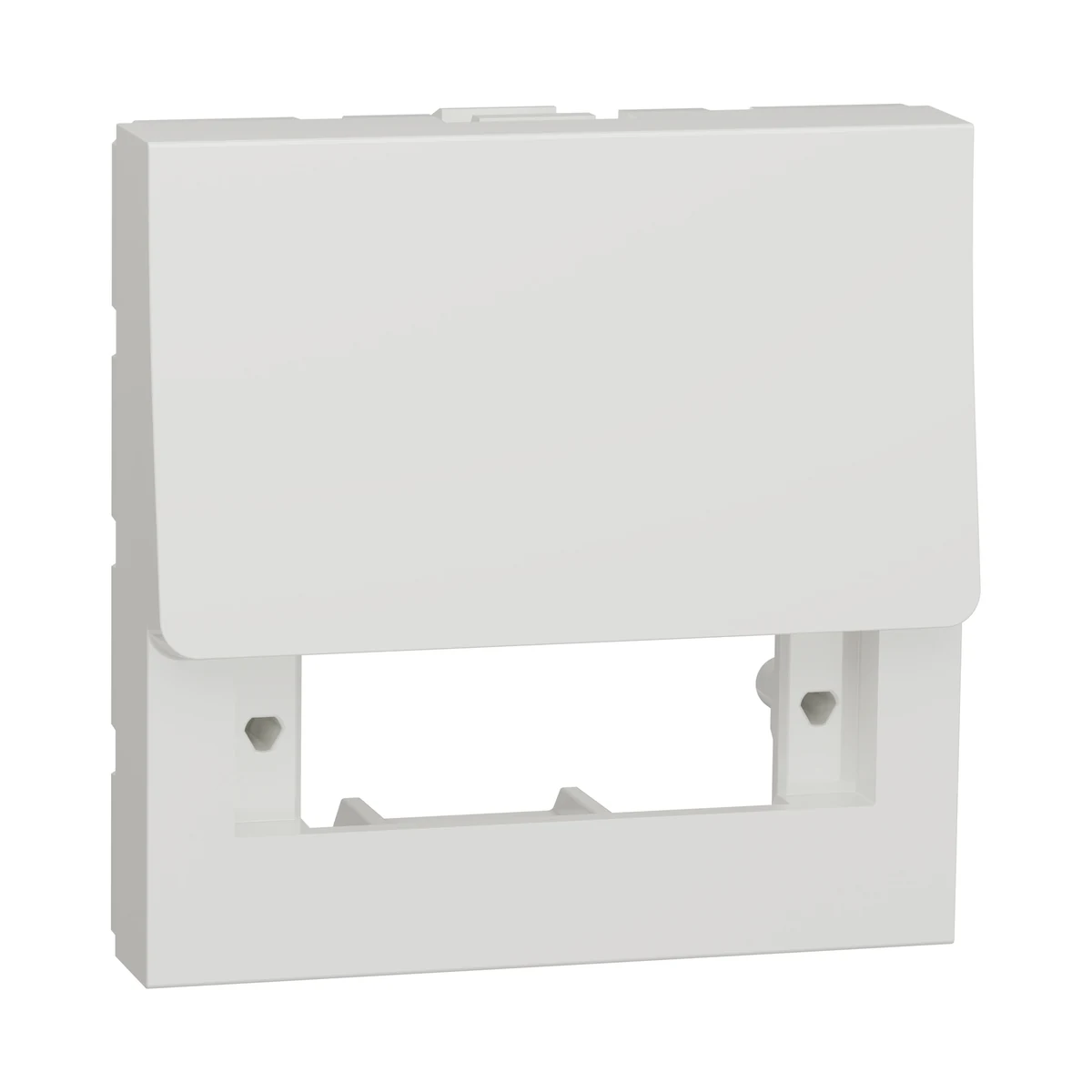 Schneider Electric NU943918 Yeni Unca, Fiber Optik Boş Kapak SC/SC APC Duplex 2 modül, Beyaz — temsili aile görseli