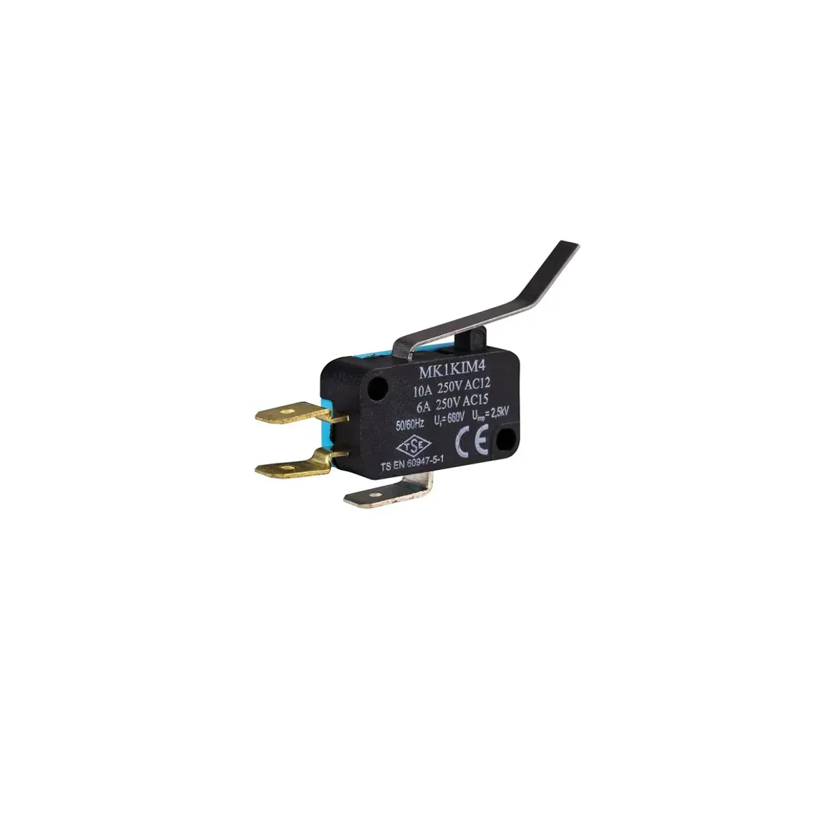 Emas Metal Curved Medium Lever 1CO MK1 Series Micro Switch MK1KIM4