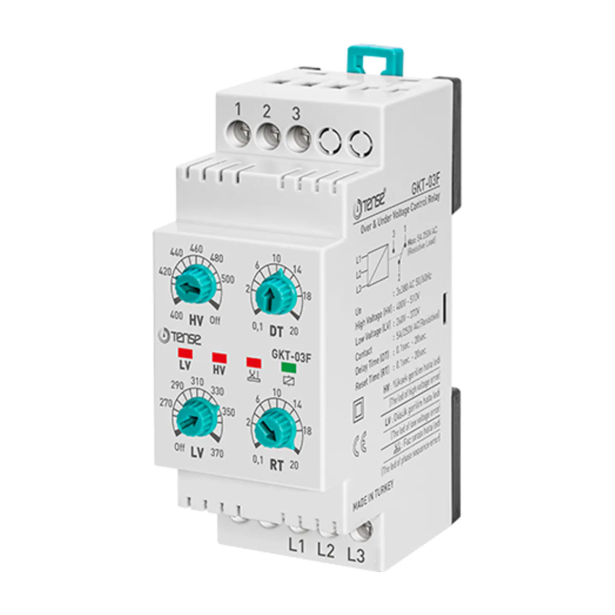 Tense GKT-03F Gerilim Kontrol Rölesi