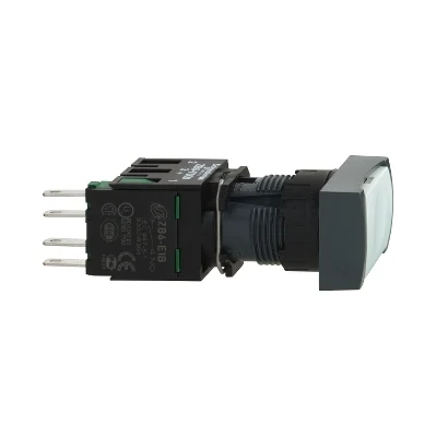 Schneider Electric XB6DA11B RECT.PUSH BUT.WHITE NO — üretici katalog görseli