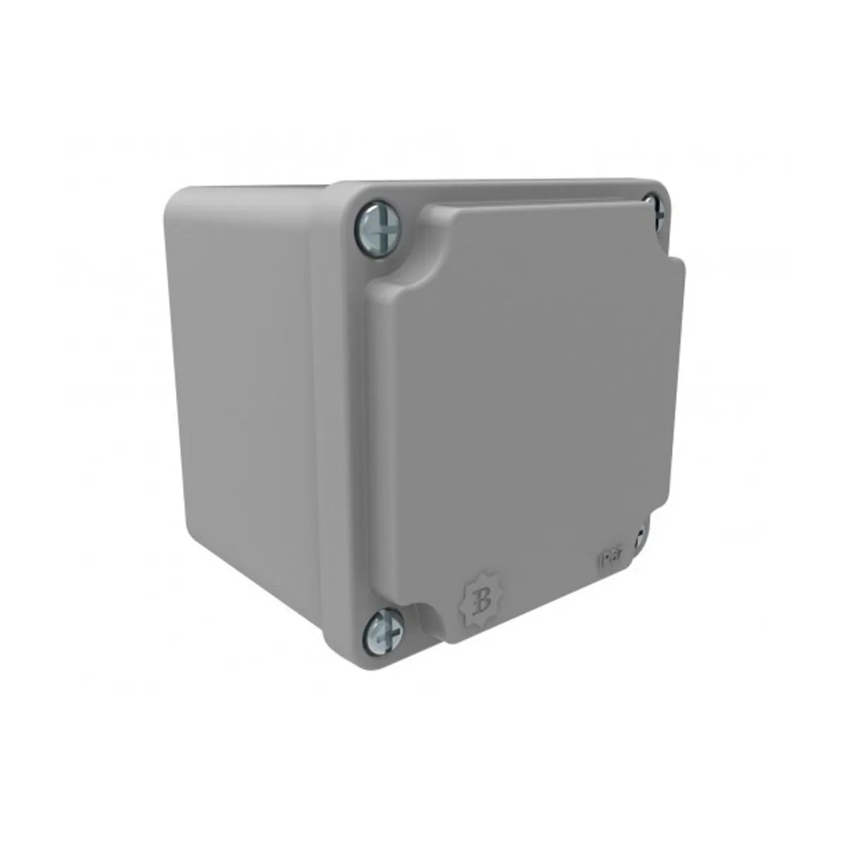 Bemis BB3-2131-0097 Aluminum Junction Box Aluminum Cover IP67 80x80x73 mm Gray