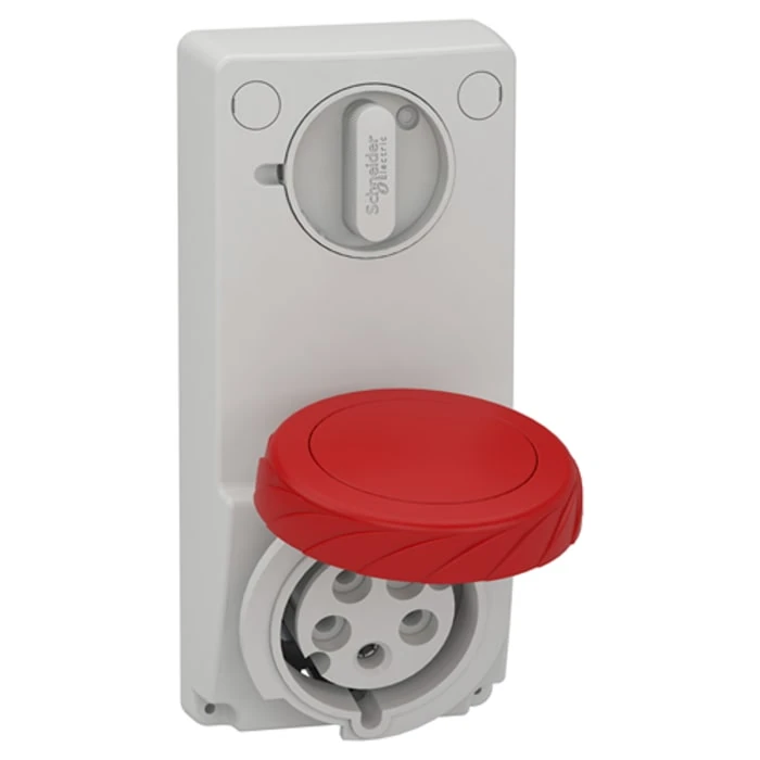 Schneider Electric 82097 5 x 32, three-phase, 3P+N+T IP65 Machine Socket