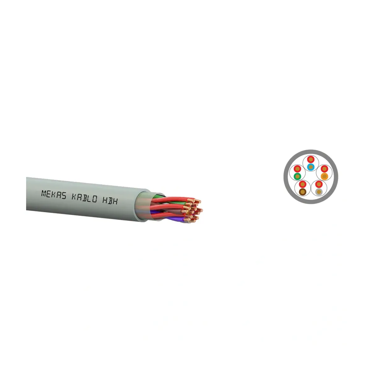 HBH Telephone Cable 1x2x0.50 + 0.50 - Mekas