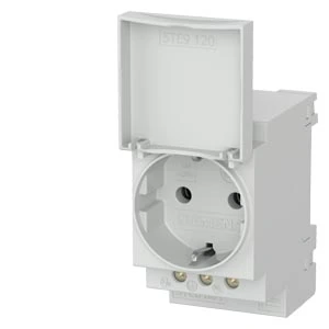 Siemens 5TE6801 Sigorta ve Tesisat Donanımı Kapaklı Topraklı Priz 250 V AC, 16 A, 2,5 TE*