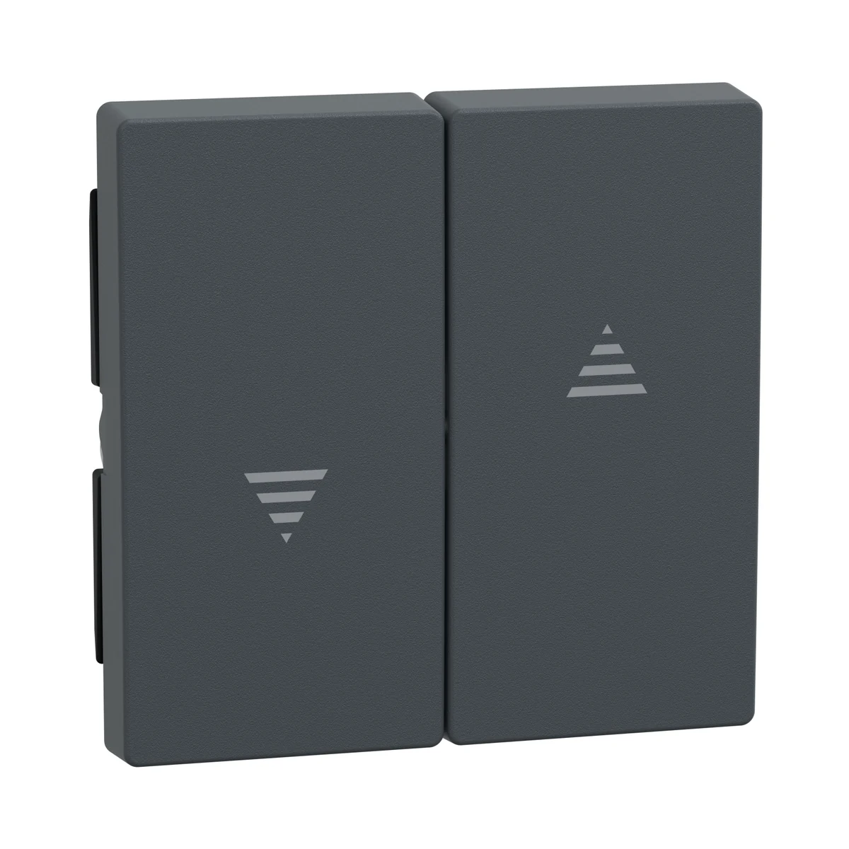 Schneider Electric 435514 Blind/shutter switch rocker cover, System-M, Anthracite