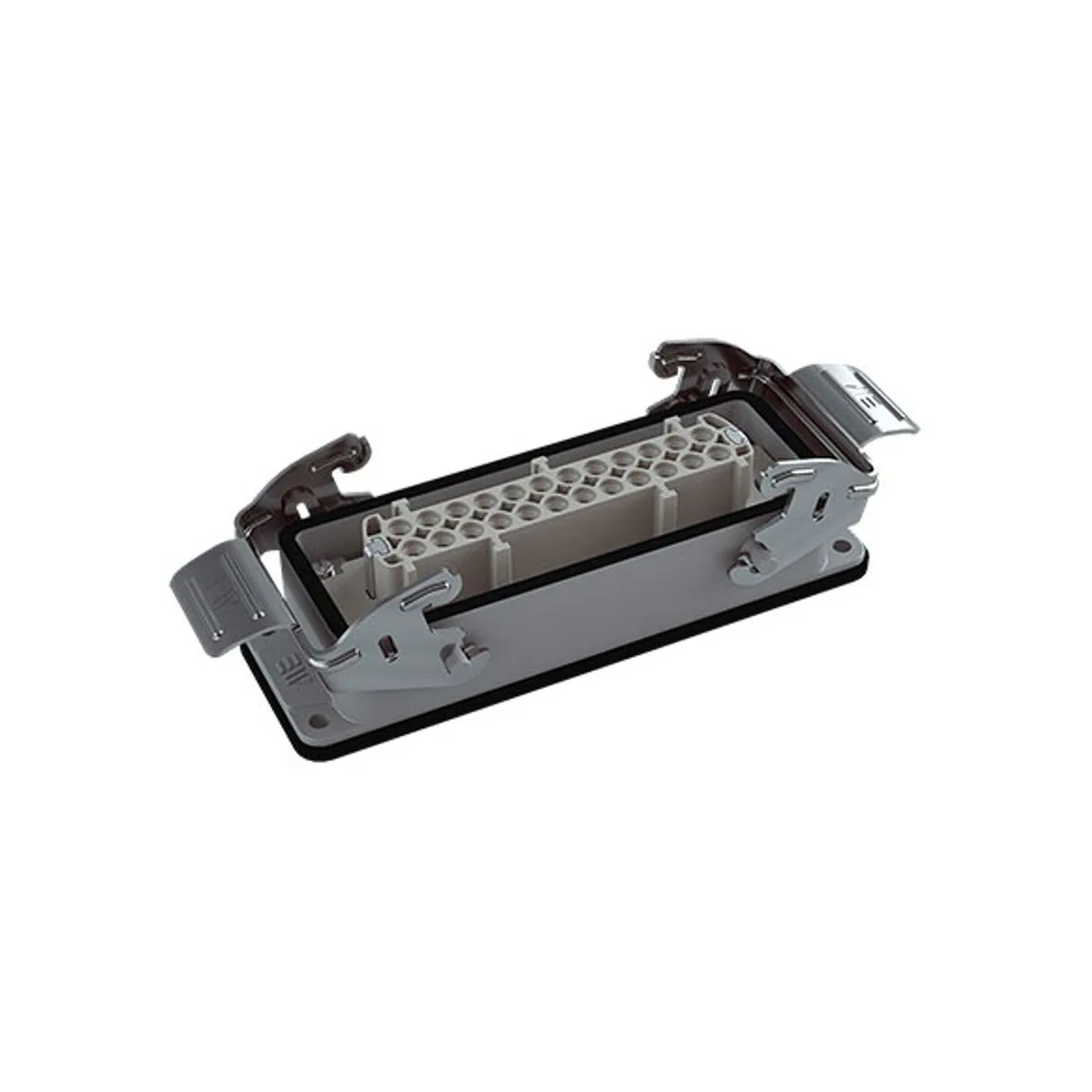 Mete Enerji 403040S 24x16A Multi-Contact Machine Socket Metal Latch