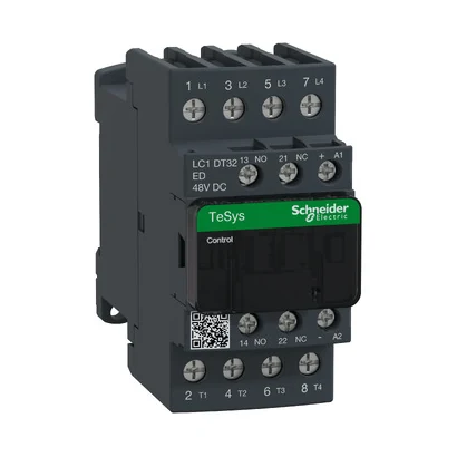 Schneider Electric LC1DT32ED TeSys Deca Kontaktör 4P 32A AC1 48VDC 4NA — üretici katalog görseli