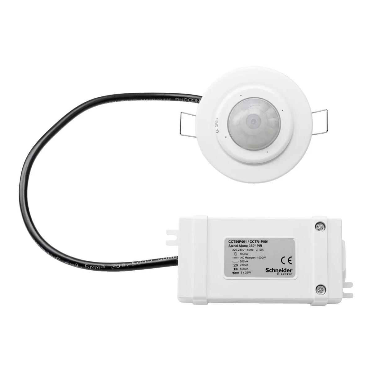 Schneider Electric CCT56P001 İç Ortam sıva-altı hareket dedektörü standart 360