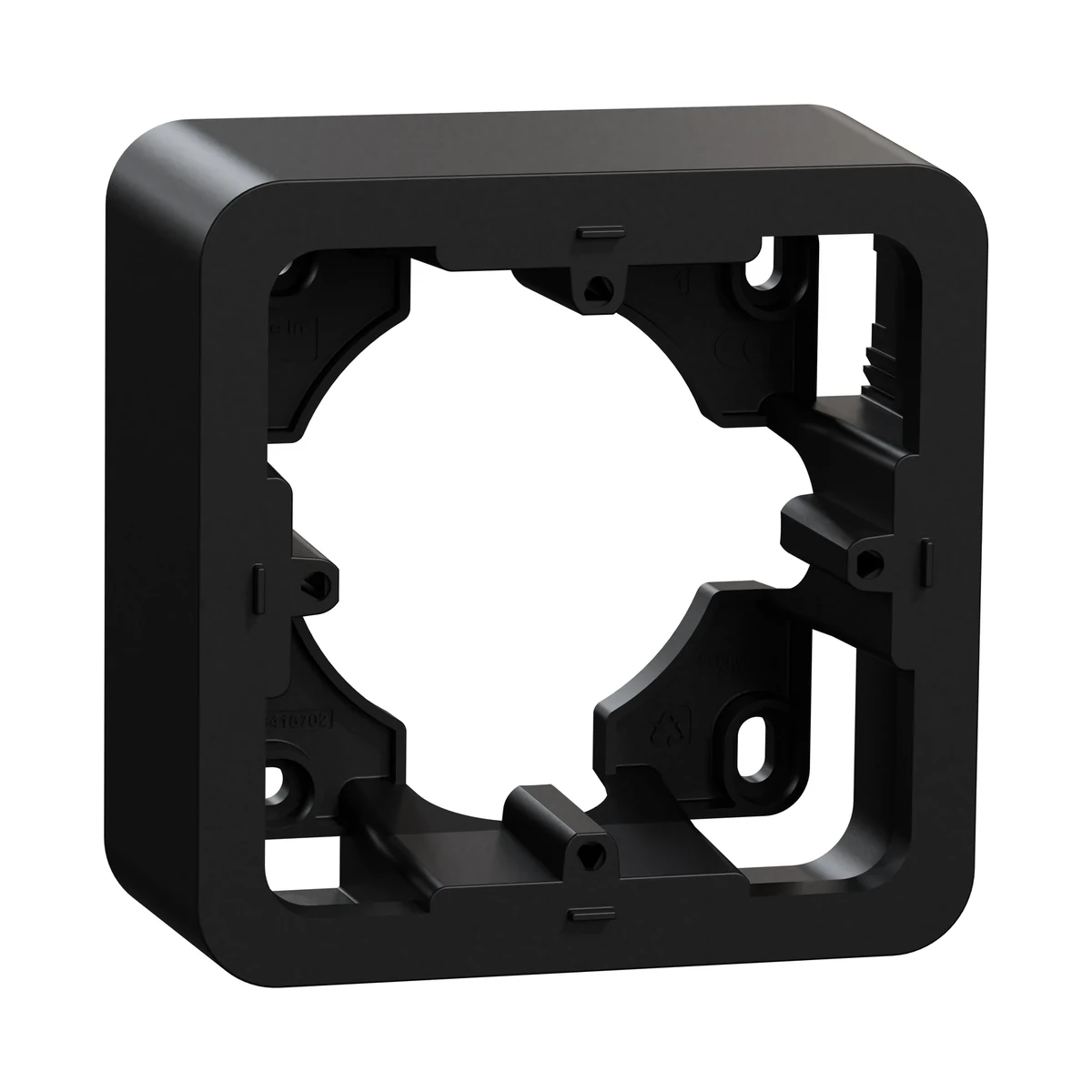Schneider Electric NU840254 Yeni Unica Pro Single Surface-Mounted Box Anthracite