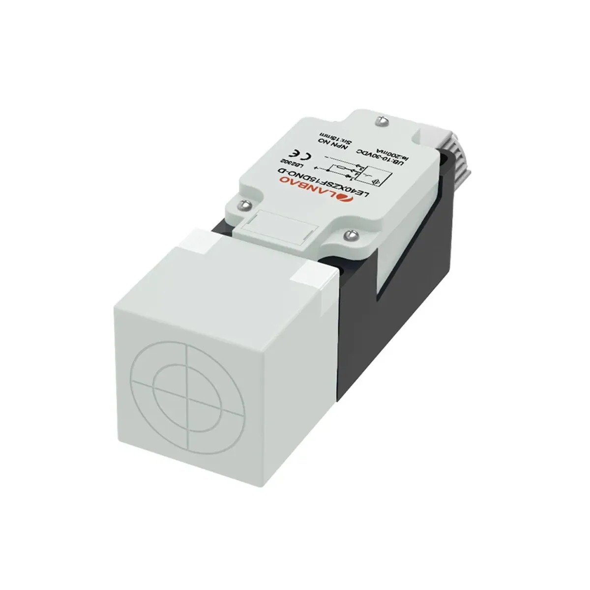 Lanbao LE40TXZSN15LIUM-E2 3-15mm Algılama, Çap 40x40x120, Çıkış 0-10V+0-20mA, 50 Hz Analog Endüktif Sensör