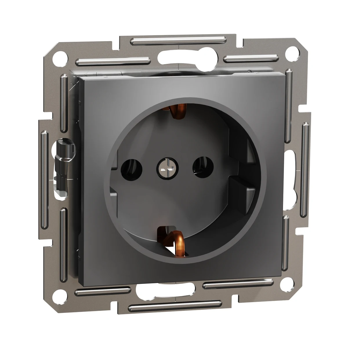 Schneider Electric EPH2900171 Asfora Grounded Socket Anthracite