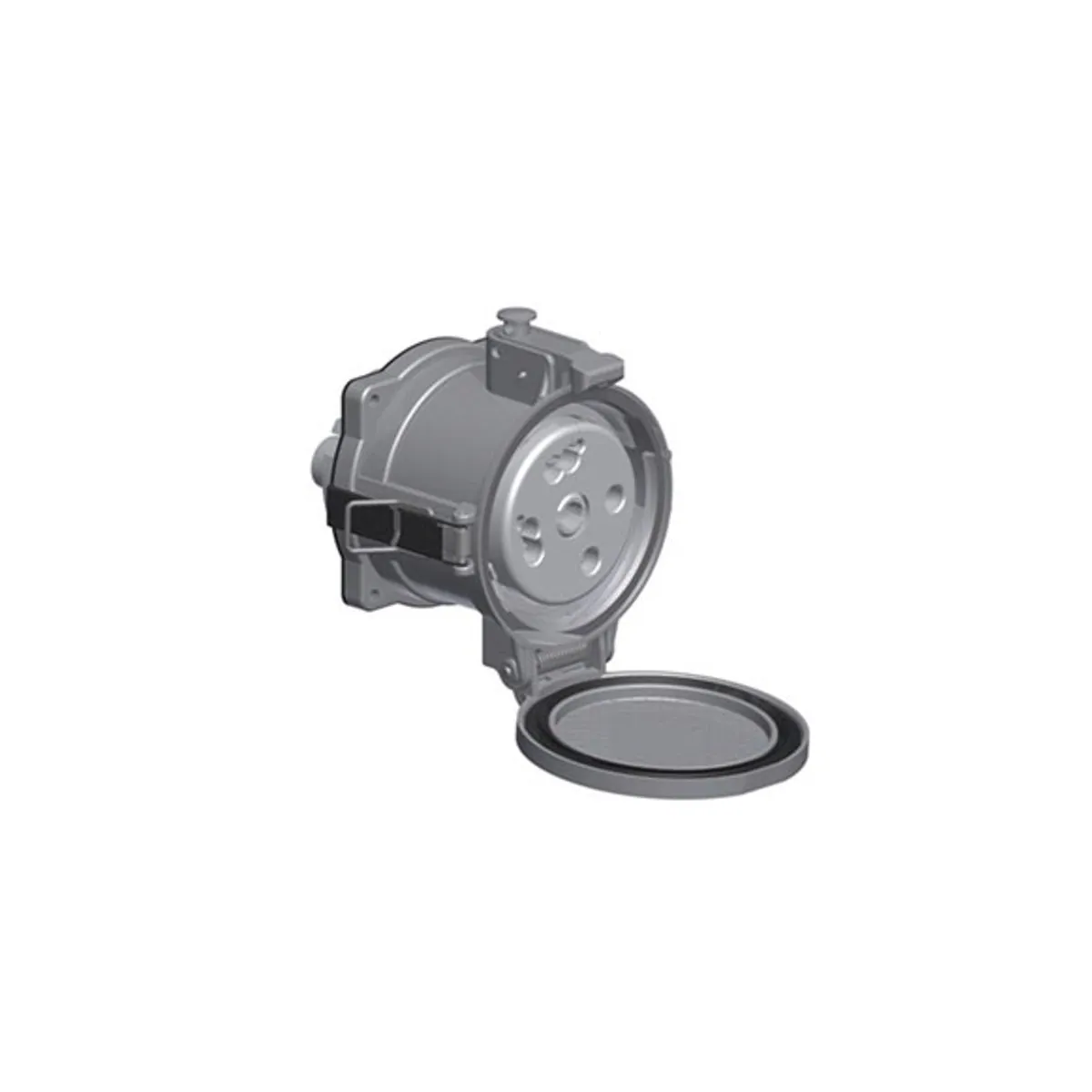 Mete Enerji T3PS2D3NE01P 5x200/250A Makine Prizi Düz IP66 Pilot Kontaklı