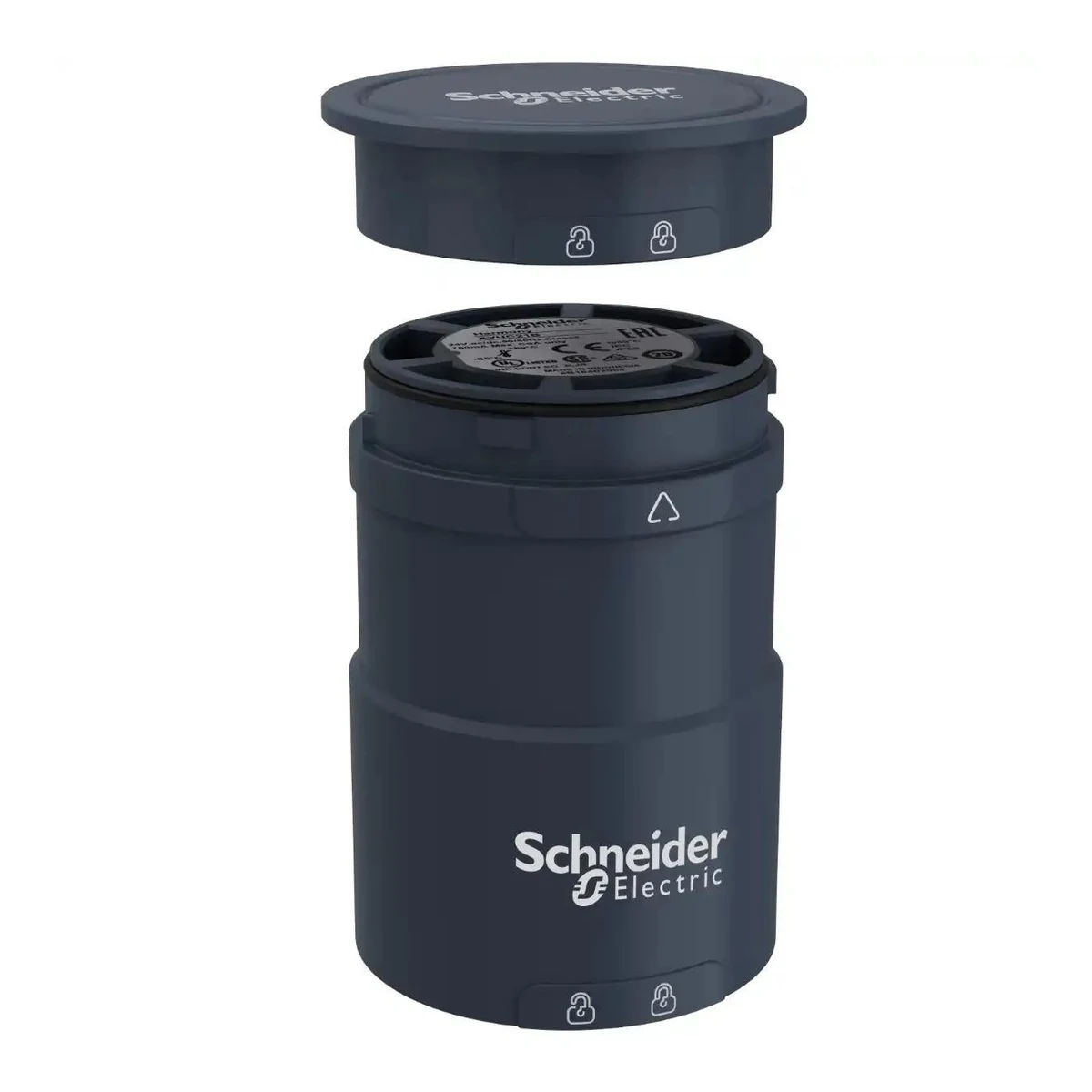 Schneider Electric XVUC21B XVU base and cover,24VAC/DC, black
