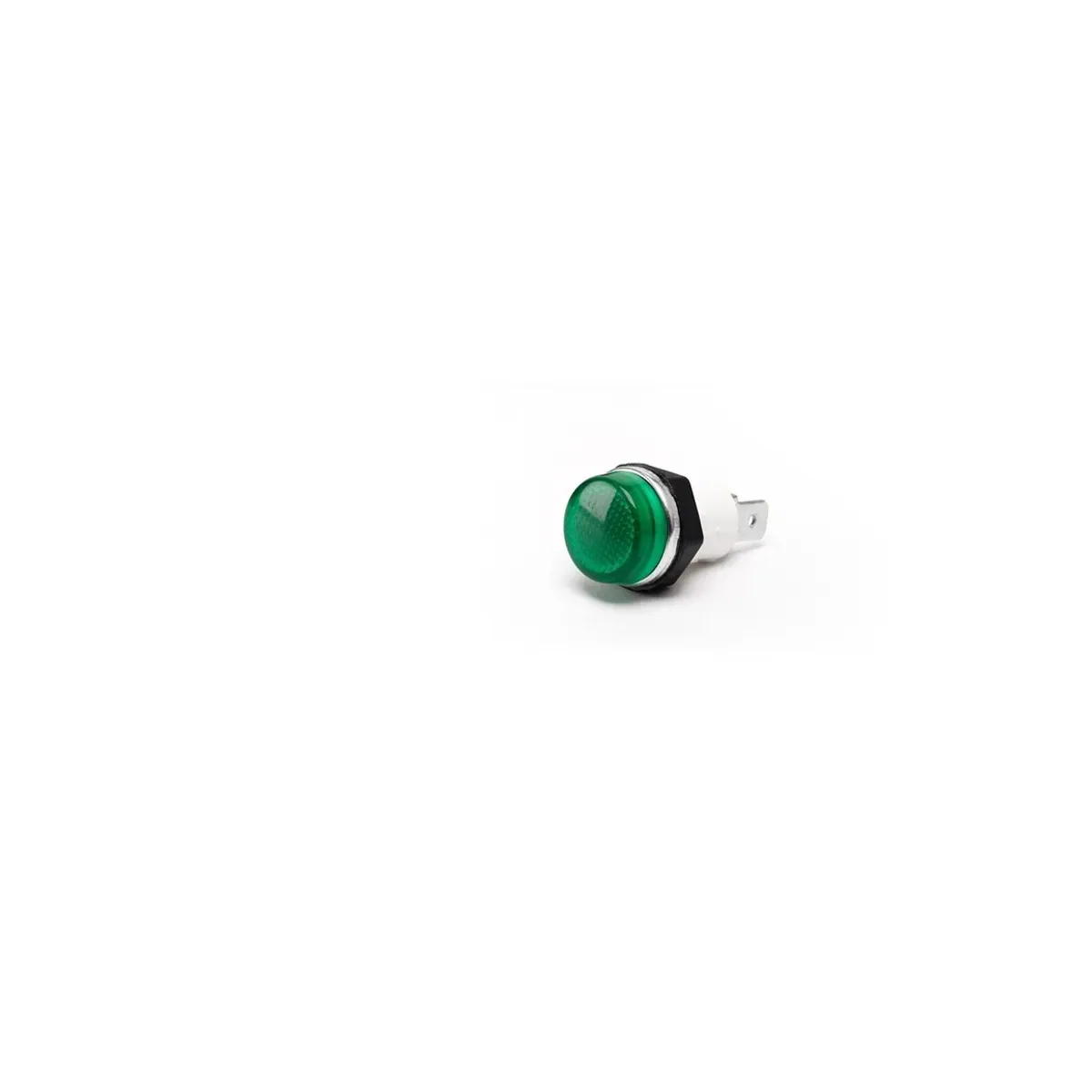 Emas S Series Plastic Bulb Type 230V AC Terminal Green 14mm Pilot Light IP40
