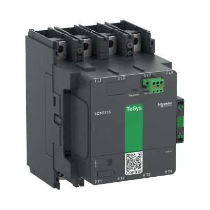 Schneider Electric LC1G2254EHEN TeSys Giga Contactor TeSysG225 4P Standard 48-130V ACDC