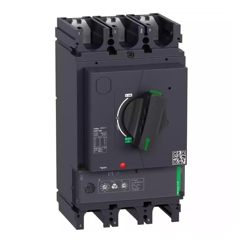 Schneider Electric GV6P320F TeSys GV6 Motor Circuit Breaker Thermal-Magnetic 320A 36kA