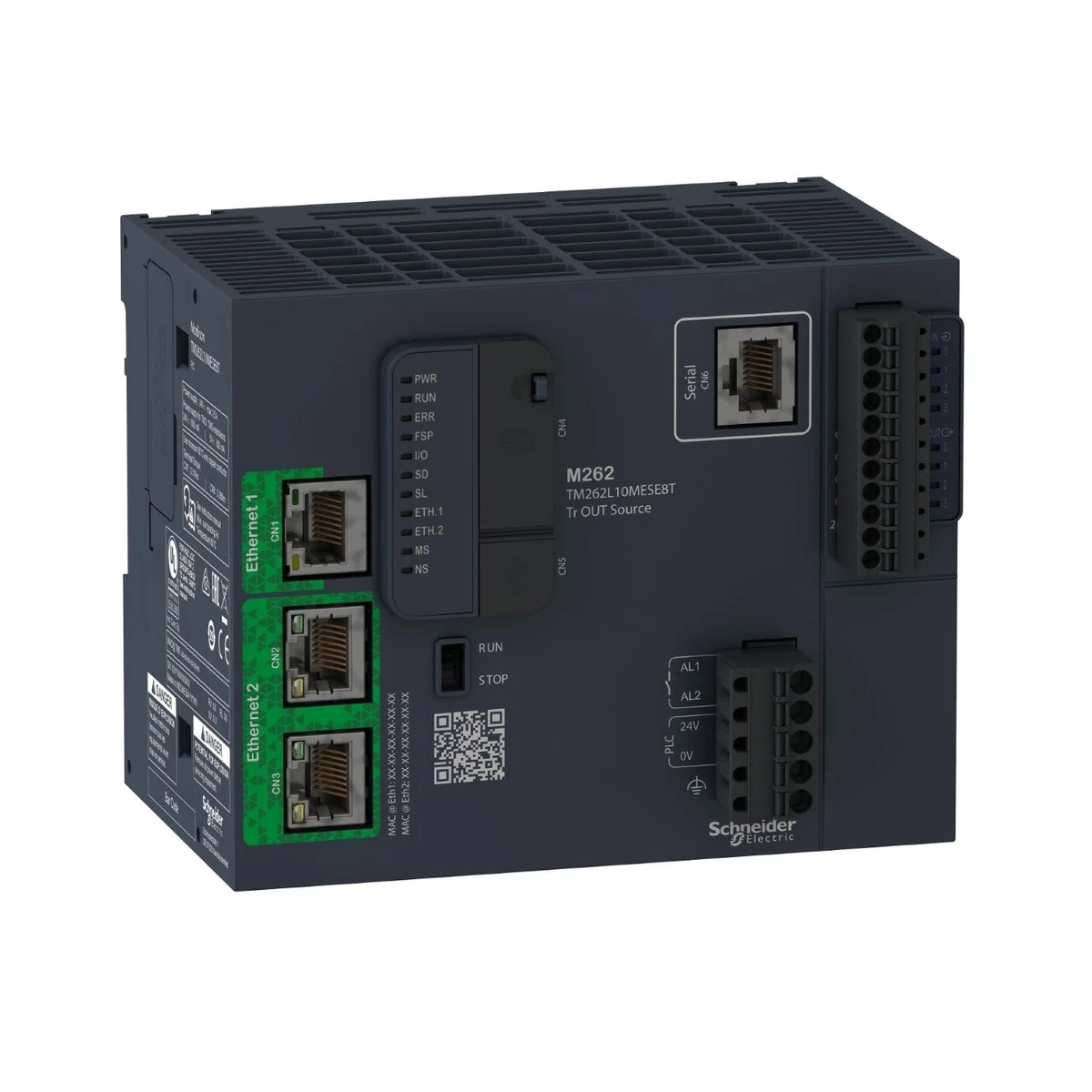 Schneider Electric TM262L10MESE8T M262 Logic PLC, 3ns instruction cycle time
