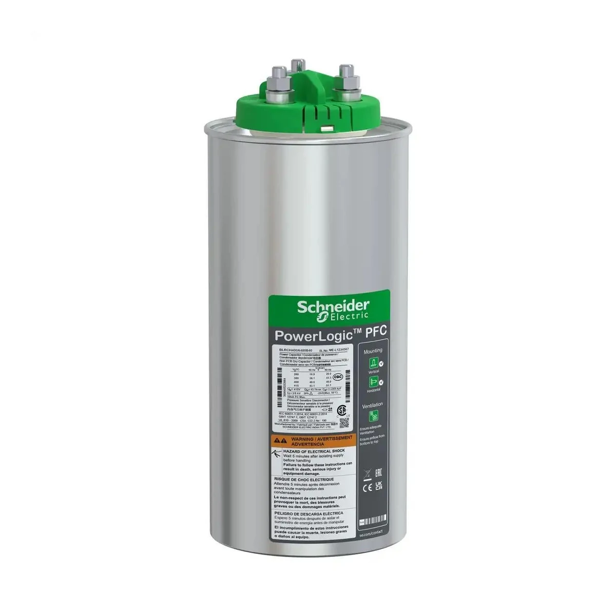 Schneider Electric BLRCH400A480B52 PowerLogic 525V 40KVar — temsili aile görseli
