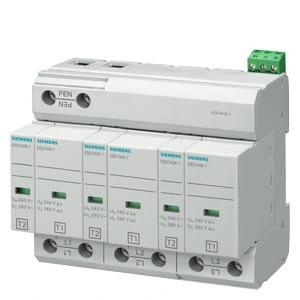 Siemens 5SD7443-1 Parafudr 3 kutuplu TN-C sistemleri için, enversör kontaklı