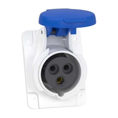 Schneider Electric PKF16F423 3x16A, monofaze, 2P+T, IP44, VİDALI, Eğik Makine Prizi — üretici katalog görseli