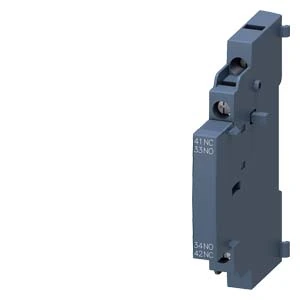Siemens 3RV2901-1A Motor Koruma Şalteri Aksesuarı Yandan montajlı, vidalı (1N0+1NC)