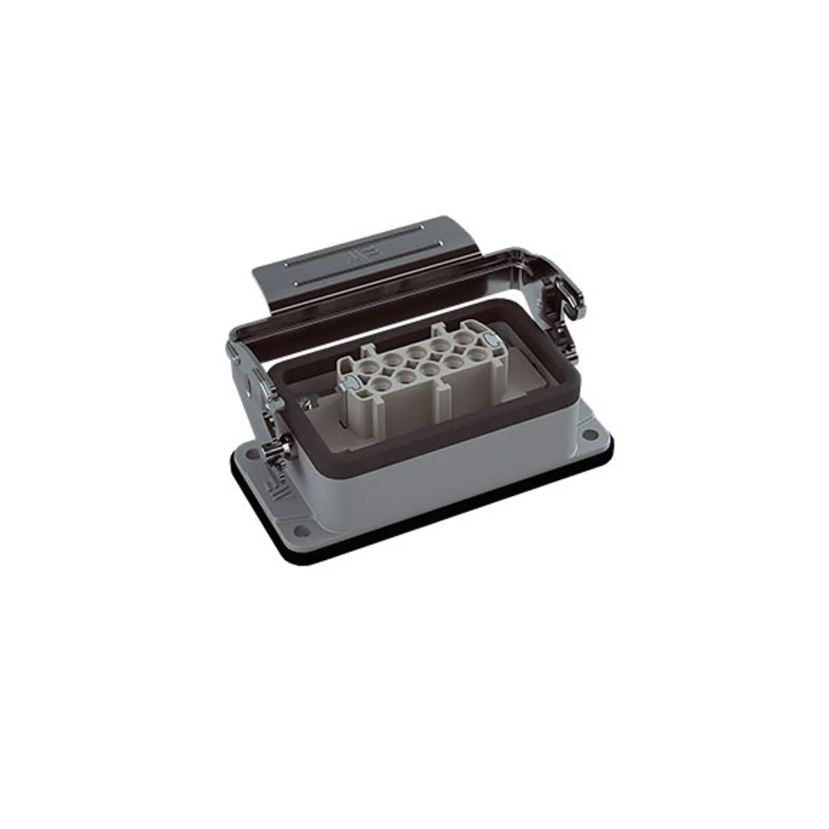 Mete Enerji 403506S 10x16A Çoklu Makine Prizi Tek Metal Mandallı
