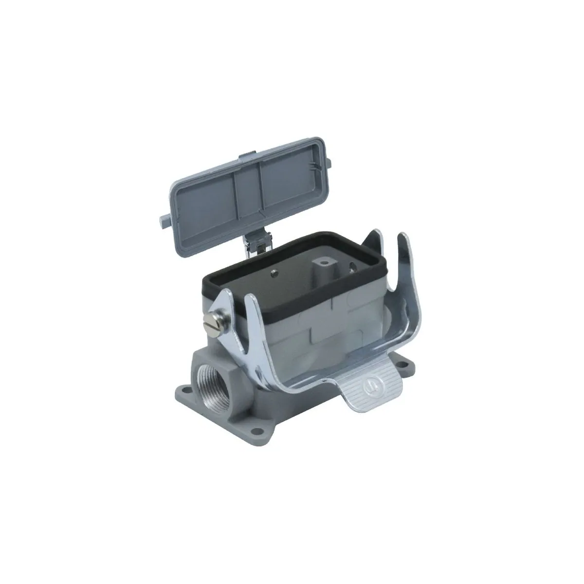 TP Elektrik 24-1016-71-06P16 10x16A Çok Kontaklı Duvar Gövde - Tek Mandallı (Kapaklı) (Çift Girişli) (Fiş Çıkarma Mekanizmalı), IP 65