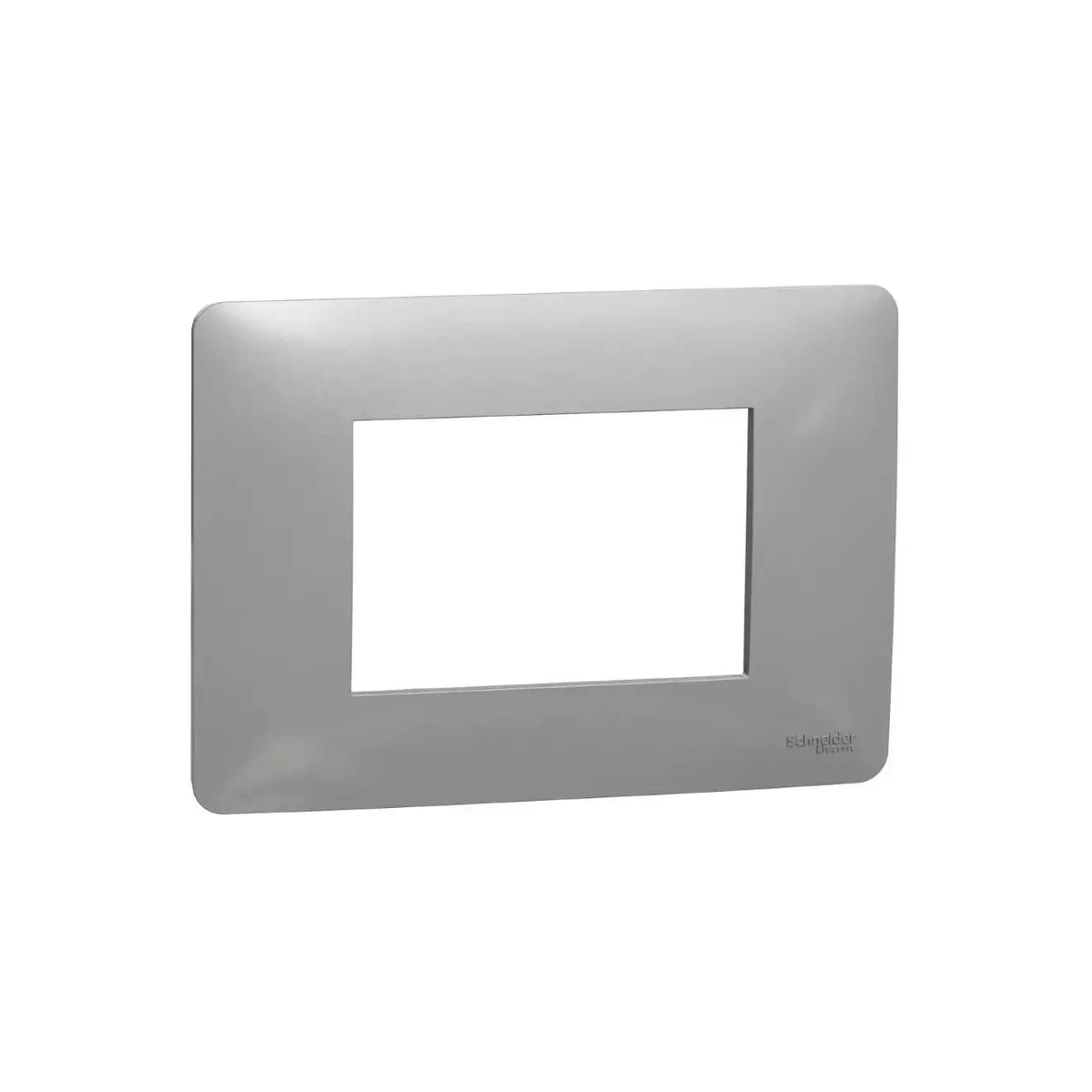 Schneider Electric NU210330 Yeni Unica, Studio Frame 3 module, Aluminum
